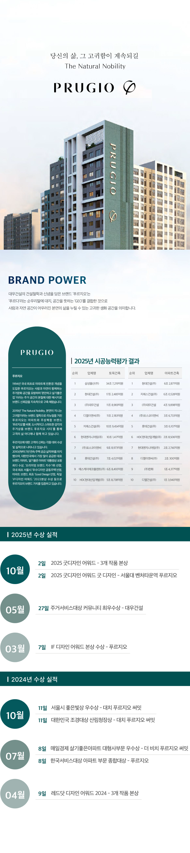 브랜드 소개 모바일 배경